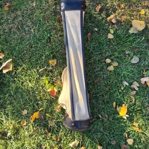 Vintage Clark Canvas Sunday Carry Bag w/ Strap - Picture 7 of 10